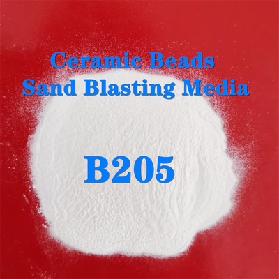 Medios de voladura de la gota de cerámica B205 para el polaco de la limpieza de la arena